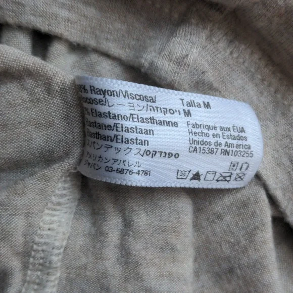 American Apparel Long-Sleeve Crop Top - Picture 4 of 5